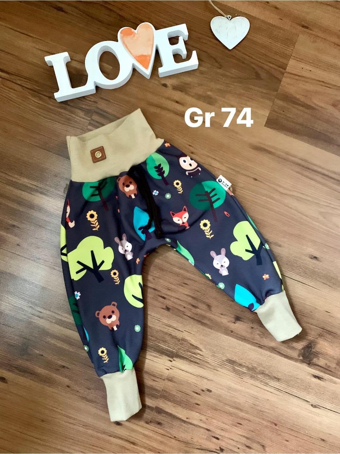 Pumphose Gr 74/Und Mütze /Bioqualität Angeraut/Handmade/Neu /Absolutes Unikat von MAWICOUNTRYLOOK