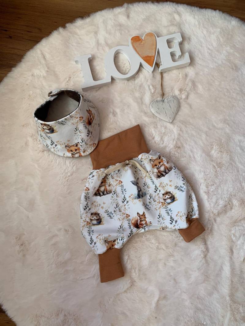 Set /Hose Und Tuch Für Neugeborene/Gr.50/56 von MAWICOUNTRYLOOK
