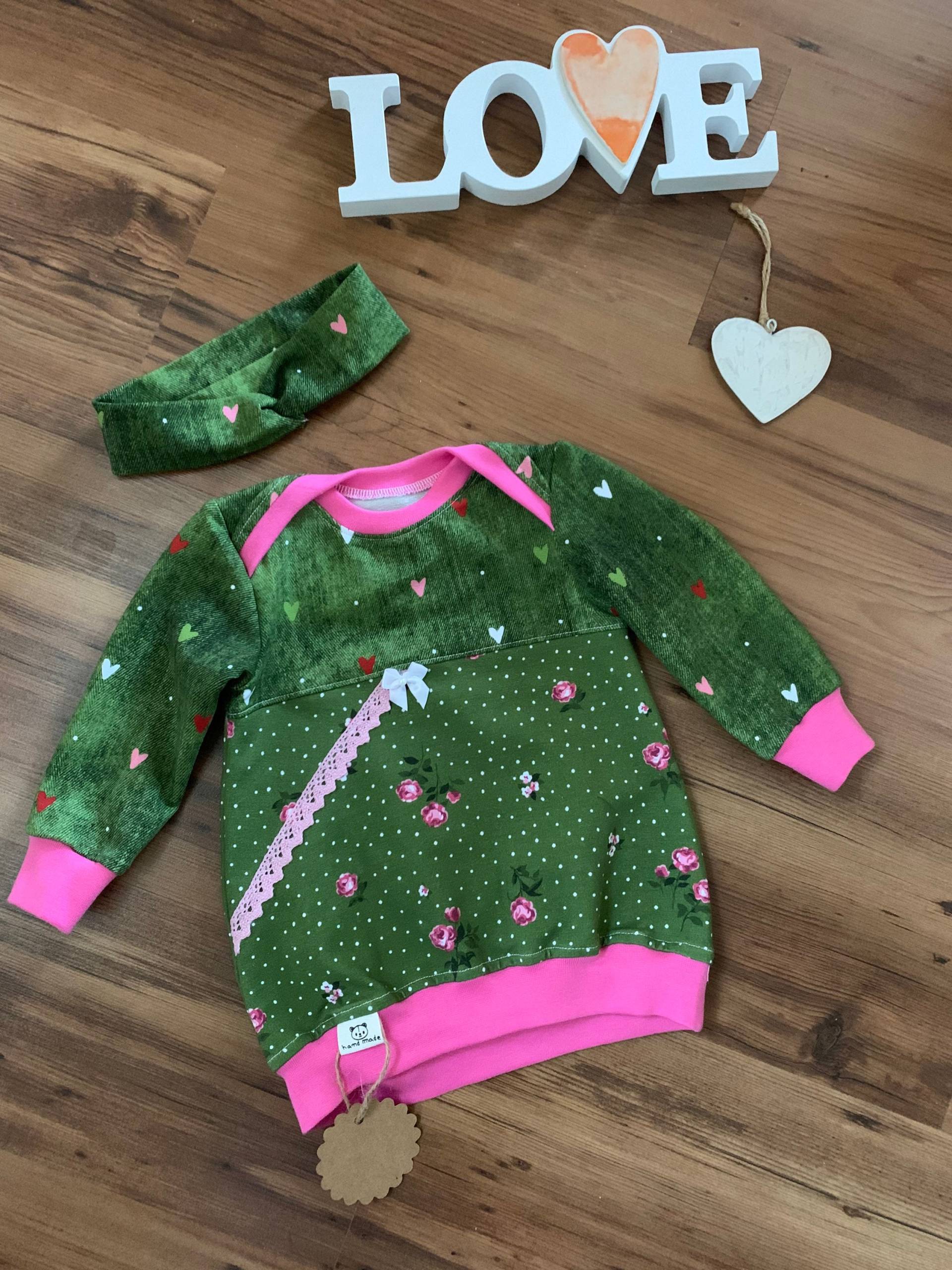 Sweatshirt/Kleid /Pullikleid Gr 68 /Handmade/Neu /Unikat /Bioqualität von MAWICOUNTRYLOOK