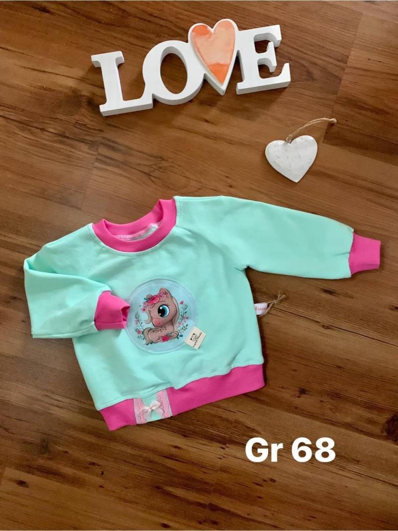 Sweatshirt/Pulli in Der Gr 68 /Absolutes Unikat Handmade von MAWICOUNTRYLOOK