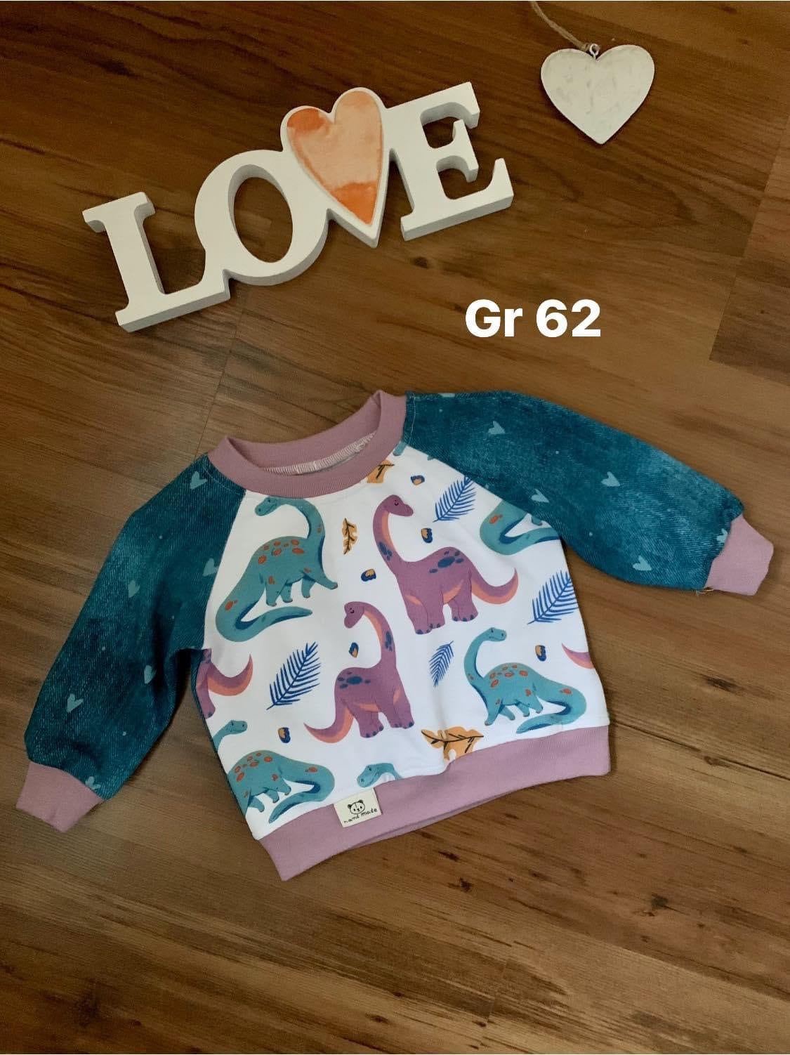 Sweatshirt Gr 62 /Handmade/Neu /Bioqualität/Absolutes Unikat von MAWICOUNTRYLOOK