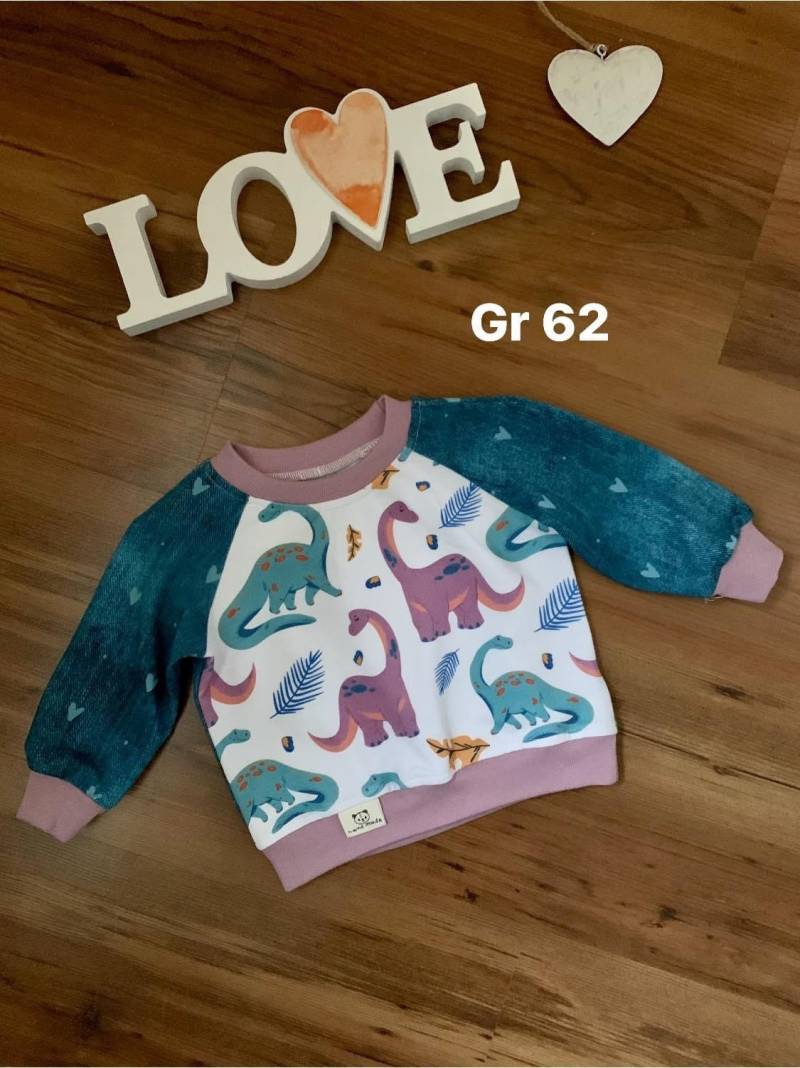 Sweatshirt Gr 62 /Handmade/Neu /Bioqualität/Absolutes Unikat von MAWICOUNTRYLOOK