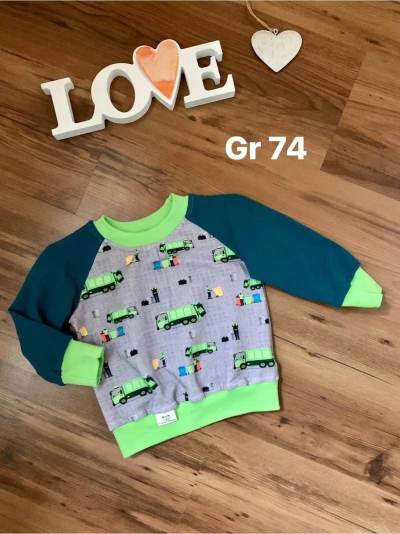 Sweatshirt Gr 74/Handmade/Bioqualität/Absolutes Unikat von MAWICOUNTRYLOOK