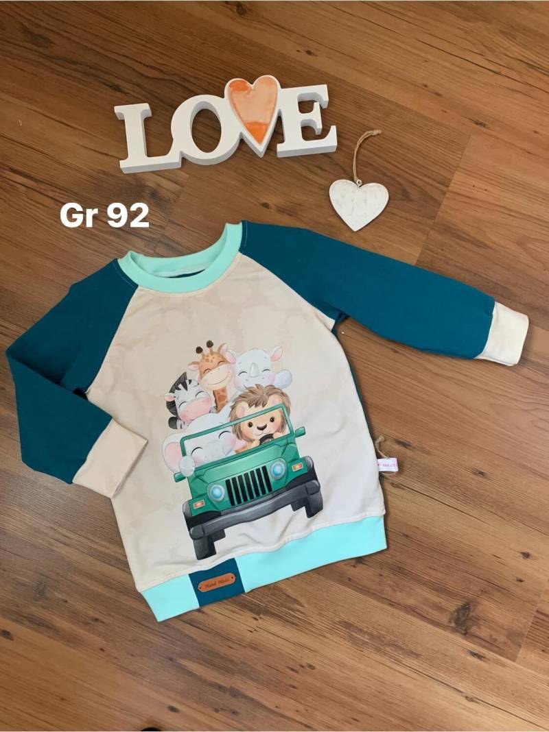 Sweatshirt Gr 92/Handmade/Neu /Absolutes Unikat/Bioqualität von MAWICOUNTRYLOOK