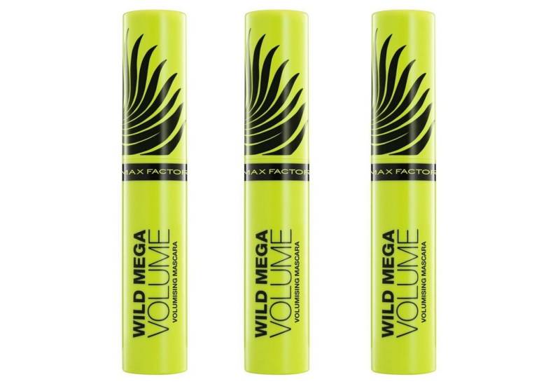 MAX FACTOR Mascara Wild Mega Volume Mascara Black 11 ml, 3-tlg. von MAX FACTOR