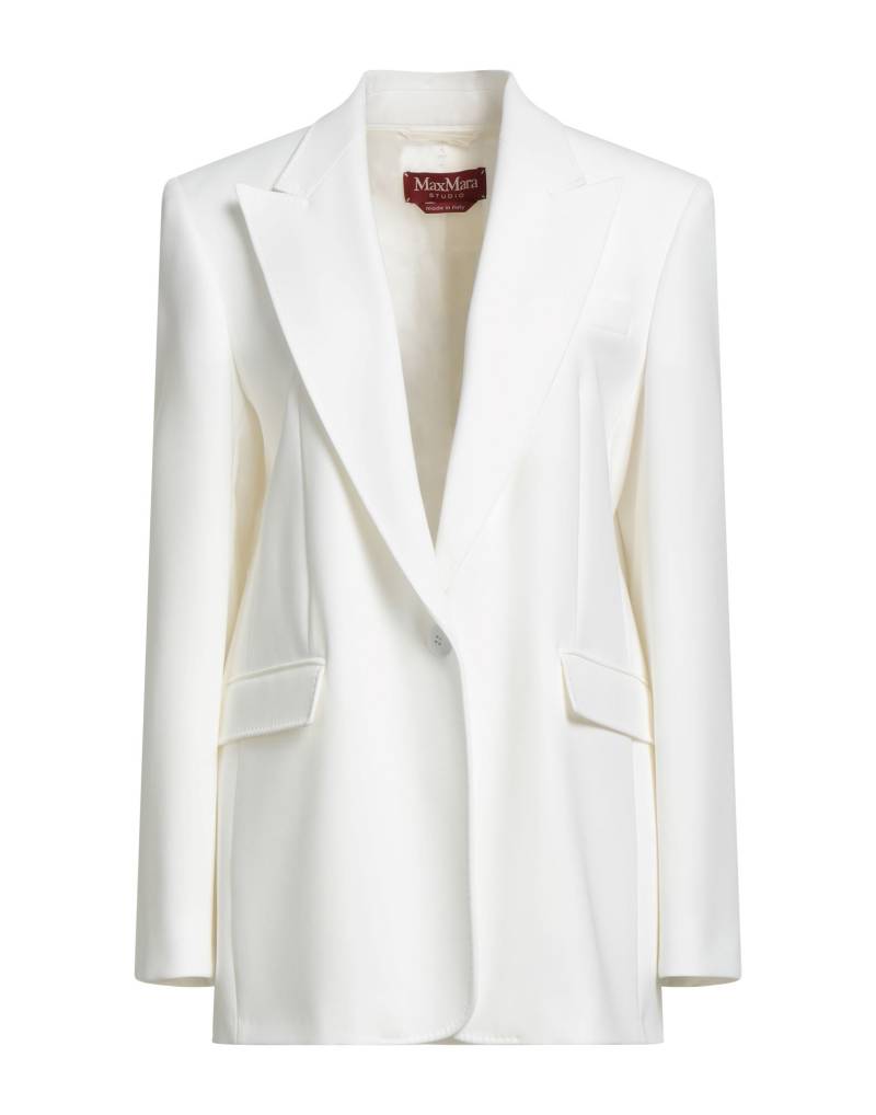 MAX MARA STUDIO Blazer Damen Weiß von MAX MARA STUDIO