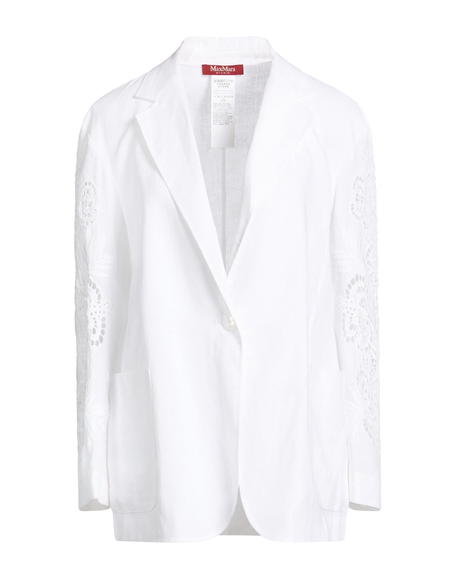 MAX MARA STUDIO Blazer Damen Weiß von MAX MARA STUDIO