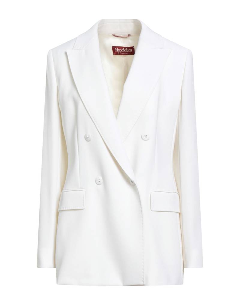 MAX MARA STUDIO Blazer Damen Weiß von MAX MARA STUDIO