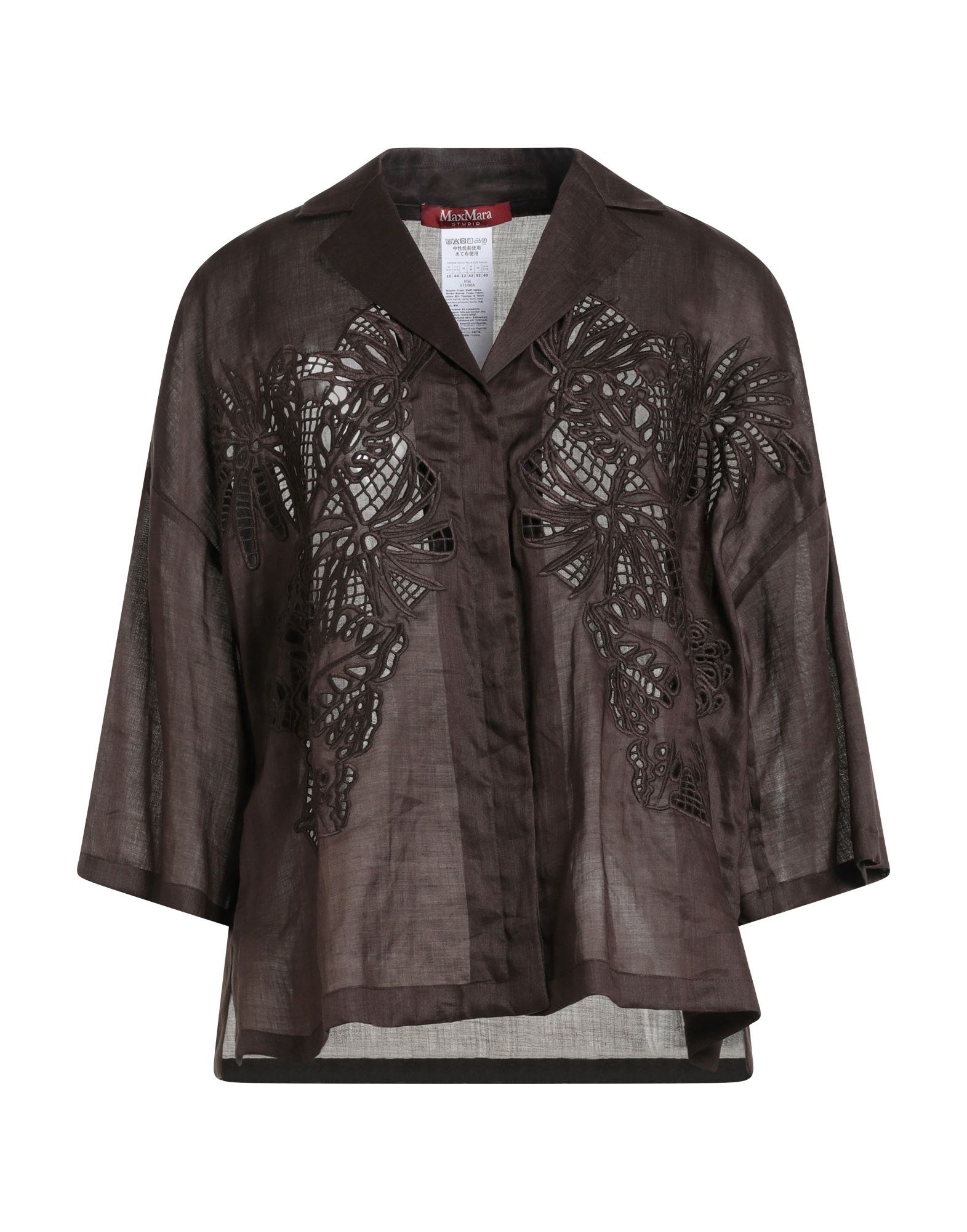 MAX MARA STUDIO Hemd Damen Dunkelbraun von MAX MARA STUDIO