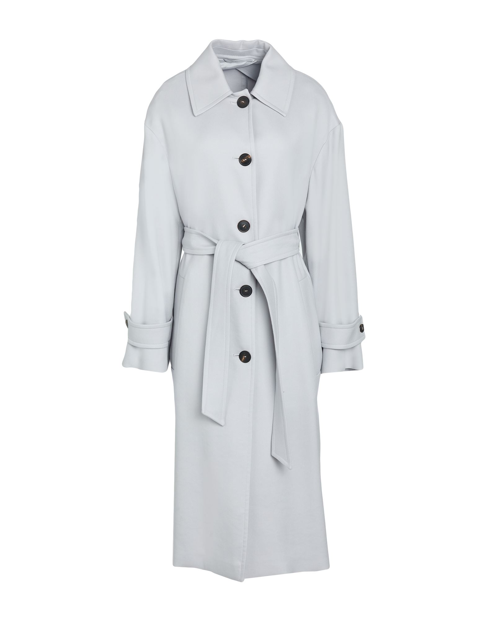 MAX MARA STUDIO Jacke, Mantel & Trenchcoat Damen Hellgrau von MAX MARA STUDIO