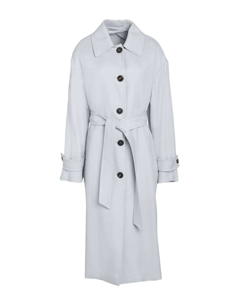 MAX MARA STUDIO Jacke, Mantel & Trenchcoat Damen Hellgrau von MAX MARA STUDIO