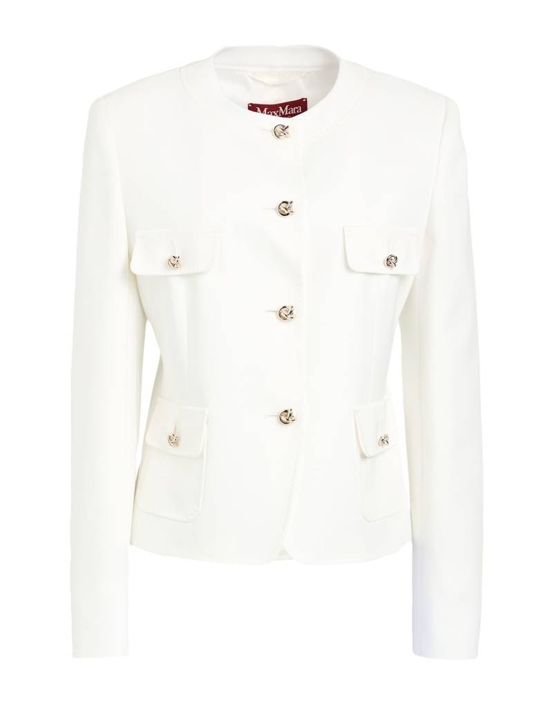 MAX MARA STUDIO Jacke & Anorak Damen Weiß von MAX MARA STUDIO