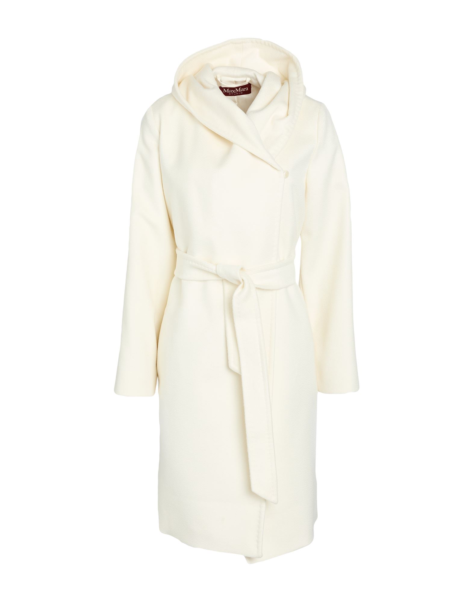 MAX MARA STUDIO Mantel Damen Elfenbein MAX MARA STUDIO Mantel Damen Elfenbein von MAX MARA STUDIO