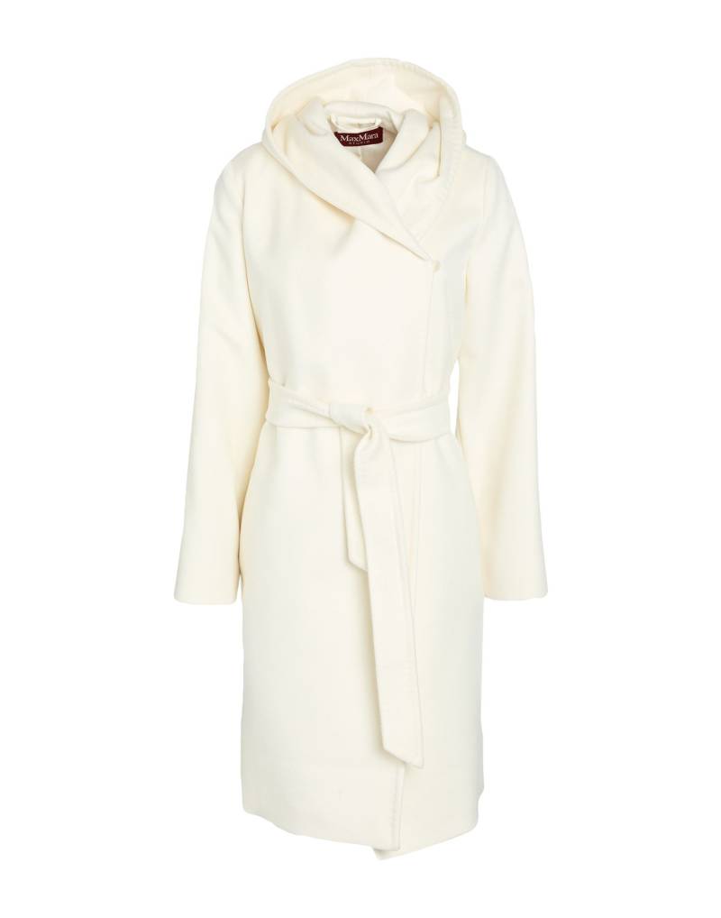 MAX MARA STUDIO Mantel Damen Elfenbein MAX MARA STUDIO Mantel Damen Elfenbein von MAX MARA STUDIO
