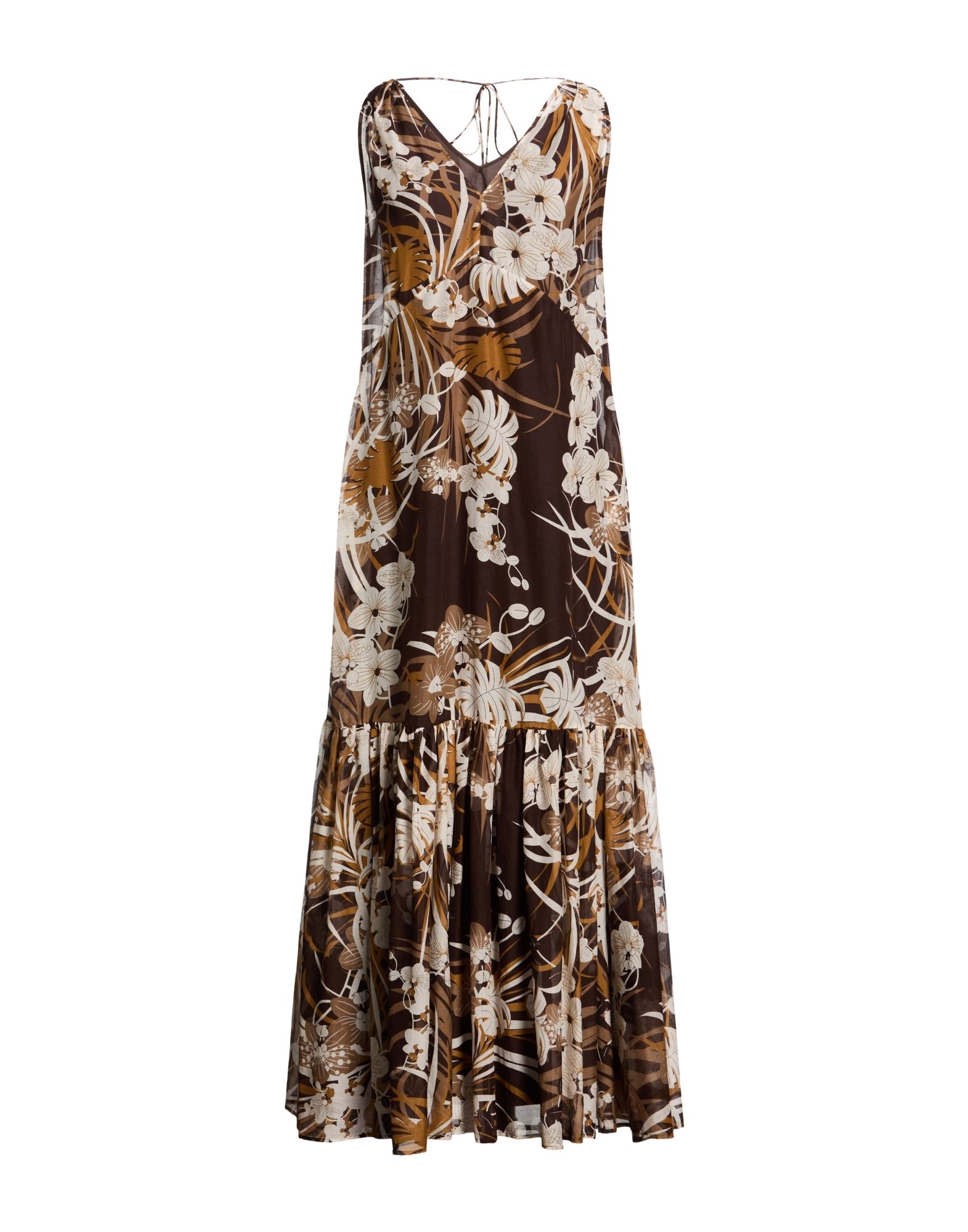 MAX MARA STUDIO Maxi-kleid Damen Dunkelbraun von MAX MARA STUDIO