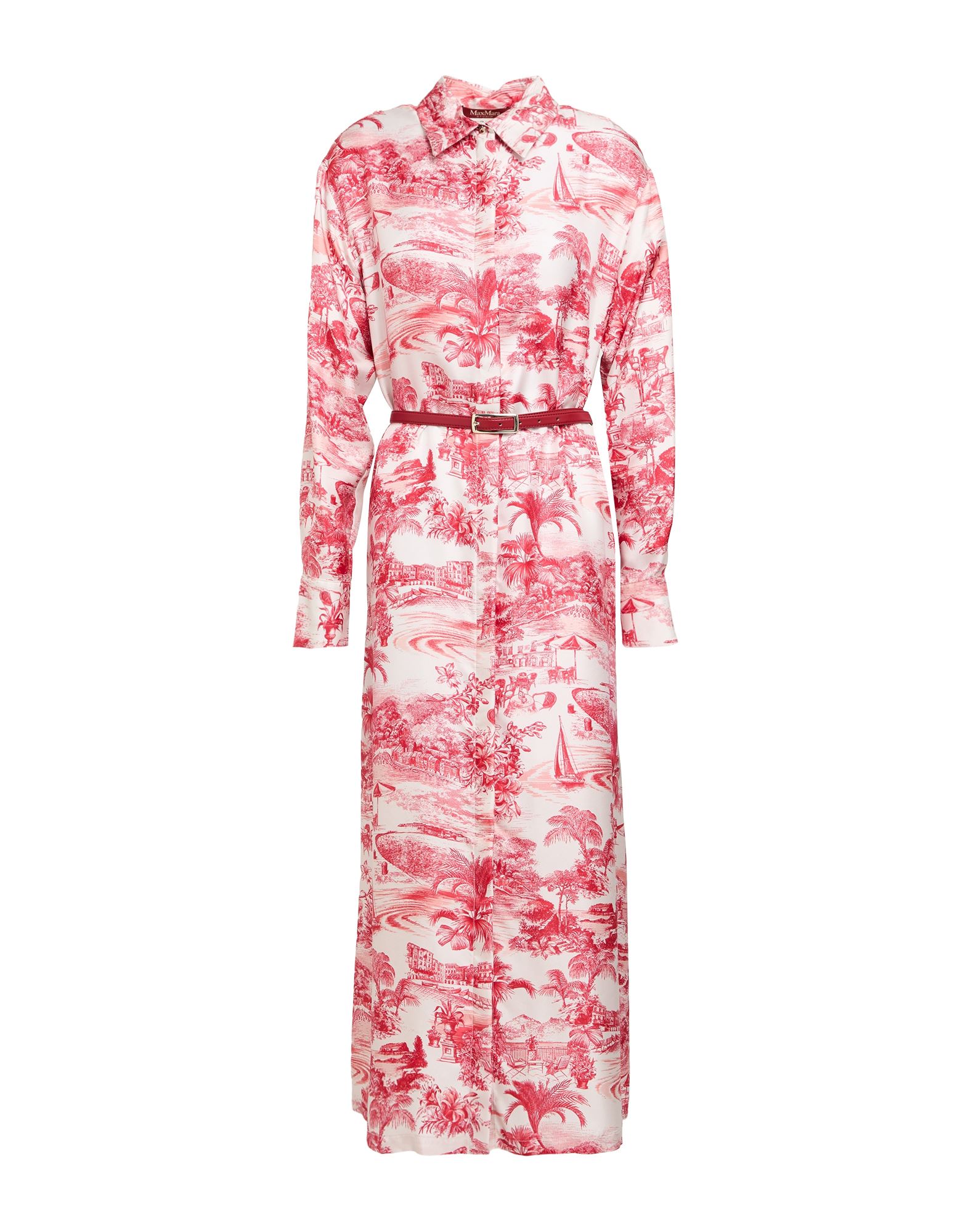 MAX MARA STUDIO Midi-kleid Damen Rot von MAX MARA STUDIO