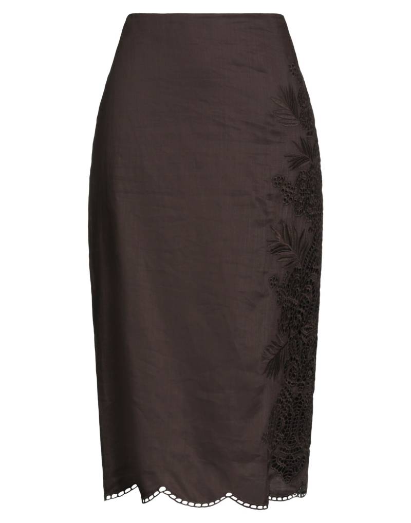 MAX MARA STUDIO Midi-rock Damen Dunkelbraun von MAX MARA STUDIO