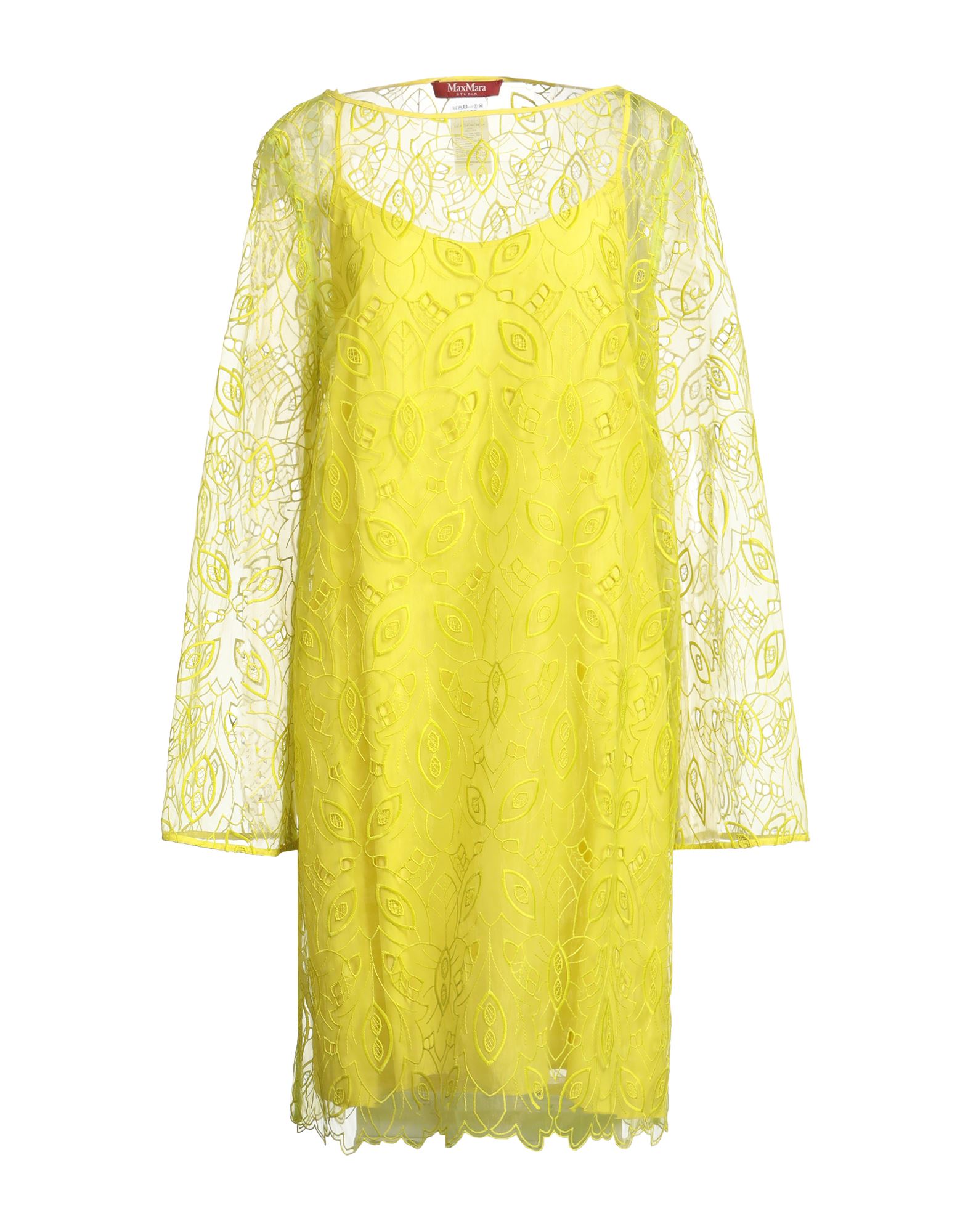 MAX MARA STUDIO Mini-kleid Damen Gelb MAX MARA STUDIO Mini-kleid Damen Gelb von MAX MARA STUDIO