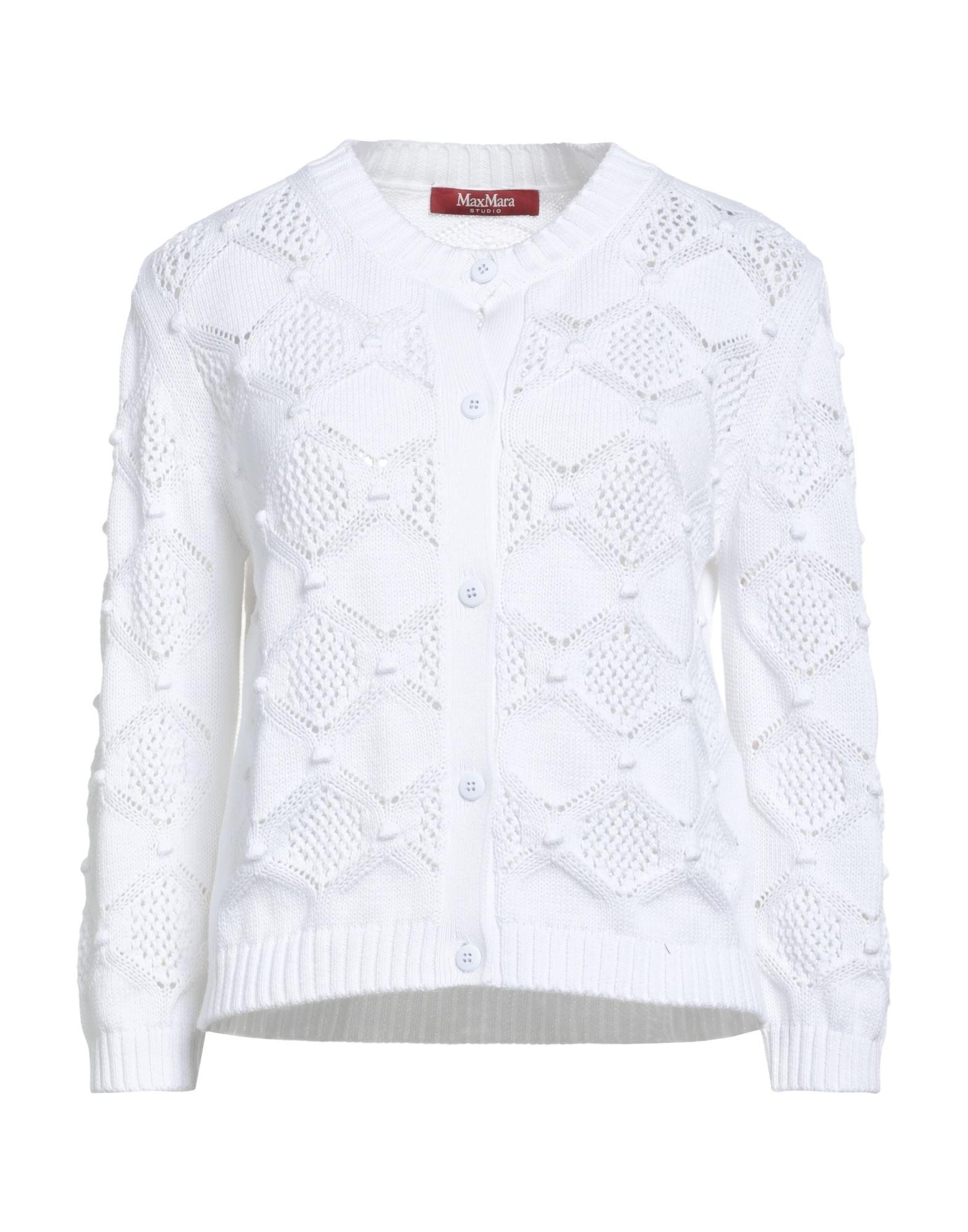 MAX MARA STUDIO Strickjacke Damen Weiß von MAX MARA STUDIO