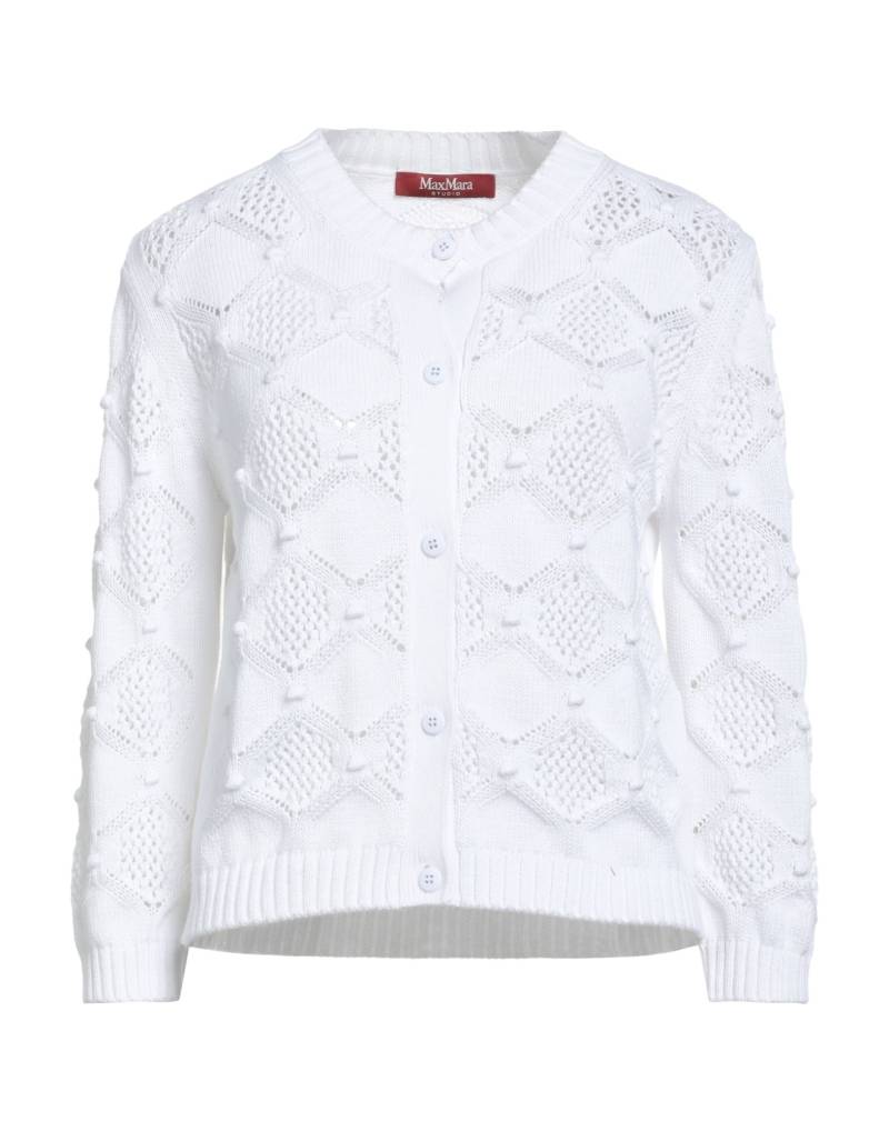 MAX MARA STUDIO Strickjacke Damen Weiß von MAX MARA STUDIO