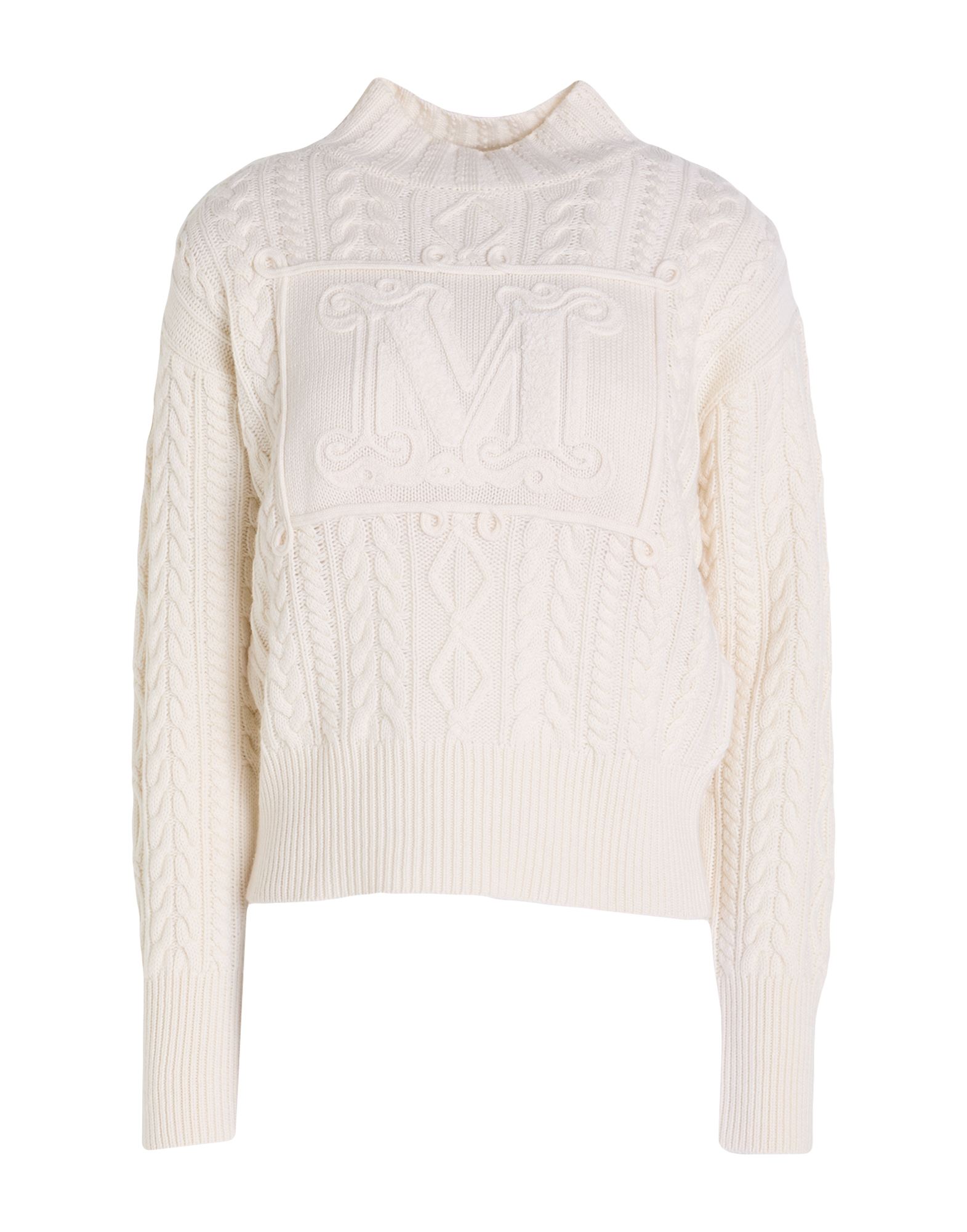 MAX MARA Rollkragenpullover Damen Off white von MAX MARA