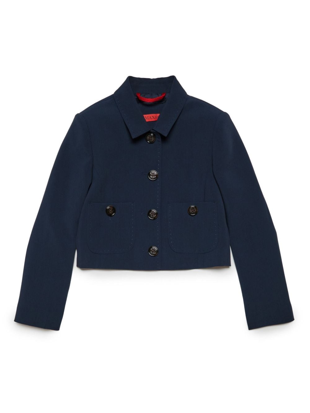 MAX&Co. Kids Hemdjacke mit Spreizkragen - Blau von MAX&Co. Kids