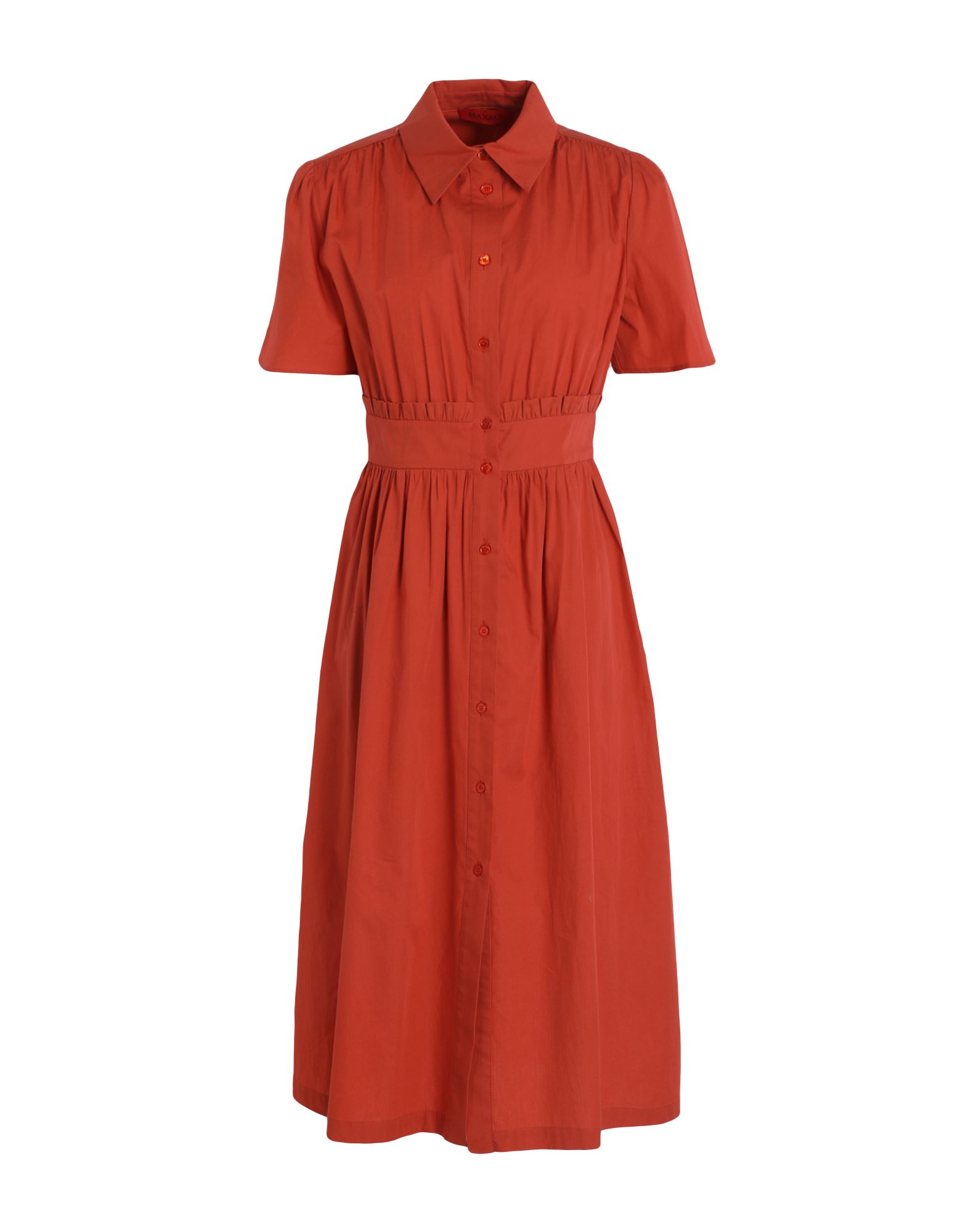 MAX&Co. x DURO OLOWU Midi-kleid Damen Ziegelrot von MAX&Co. x DURO OLOWU