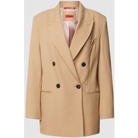 MAX&Co. Blazer mit doppelreihiger Knopfleiste Modell ‘FRANZ‘ in Camel, Größe 40 von MAX&Co.