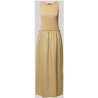 MAX&Co. Leinenkleid im Stufen-Look Modell 'MELLE' in Sand, Größe M von MAX&Co.