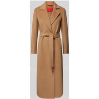 MAX&Co. Wollmantel mit Bindegürtel Modell 'Longrun' in Camel, Größe 44 von MAX&Co.