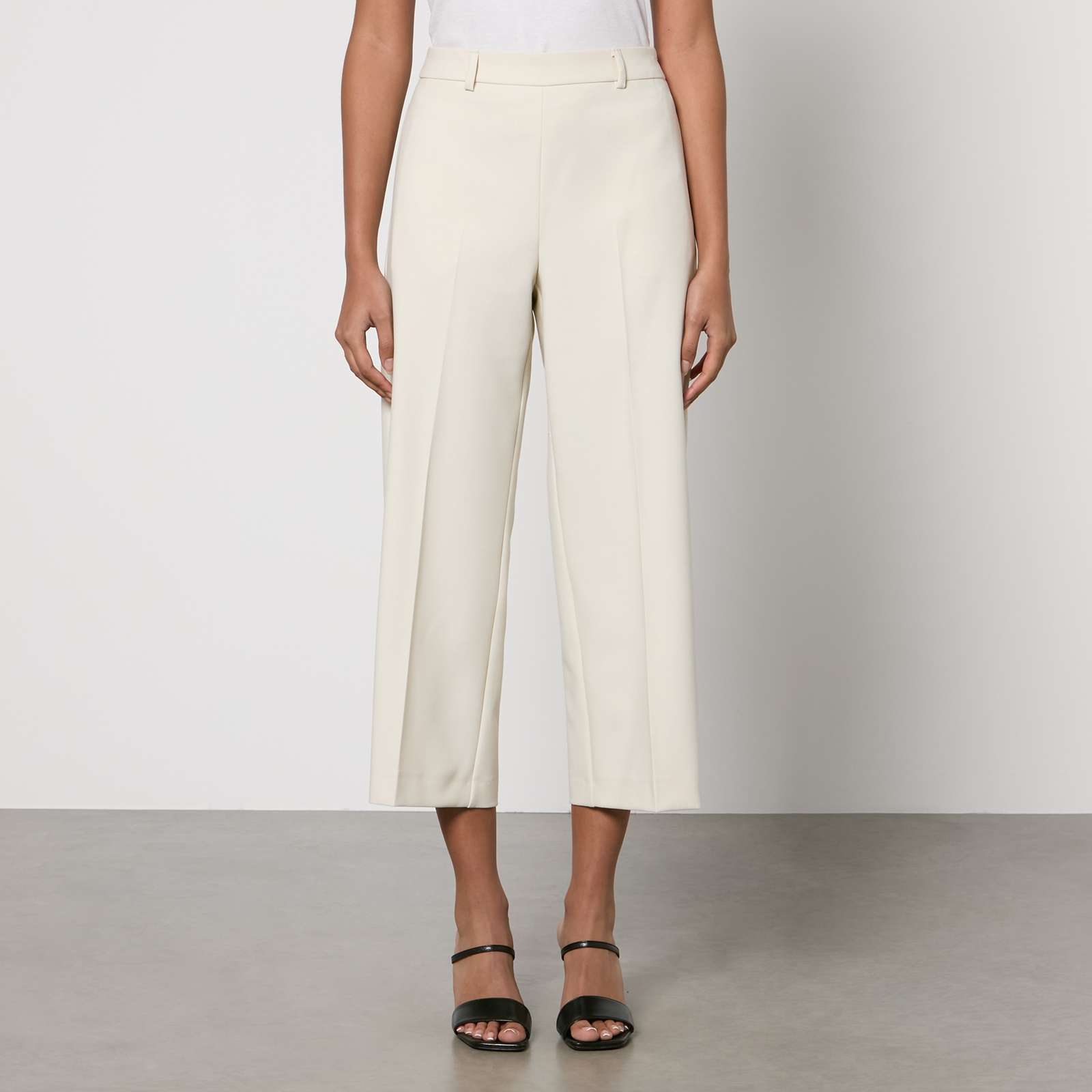 MAX&Co. Omaggio Cropped Crepe Straight-Leg Trousers - UK 12 von MAX&Co.