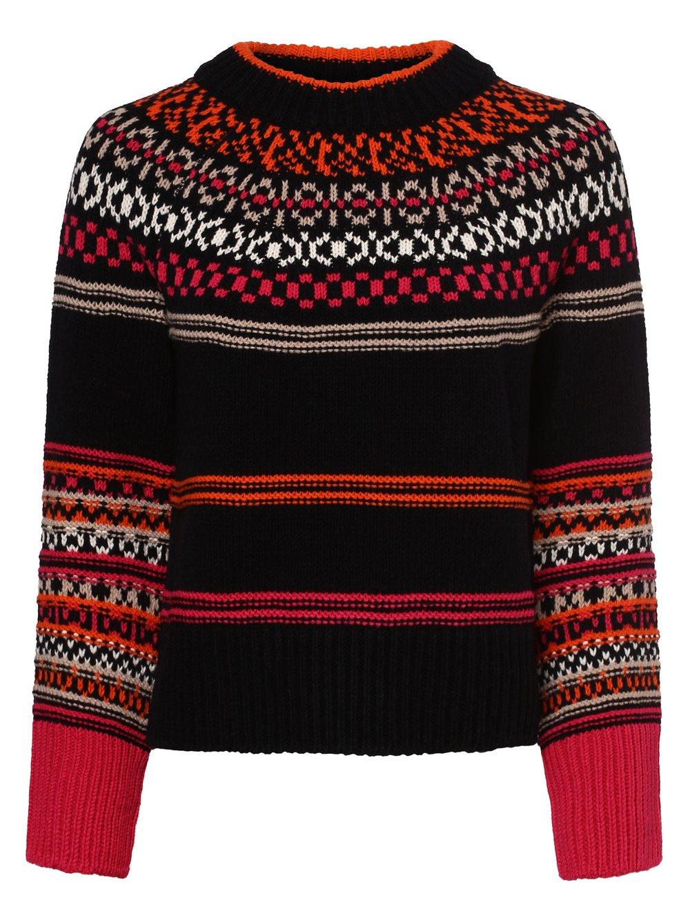 MAX&Co. Strickpullover Damen Grobstrick Rundhals gemustert, marine von MAX & Co.