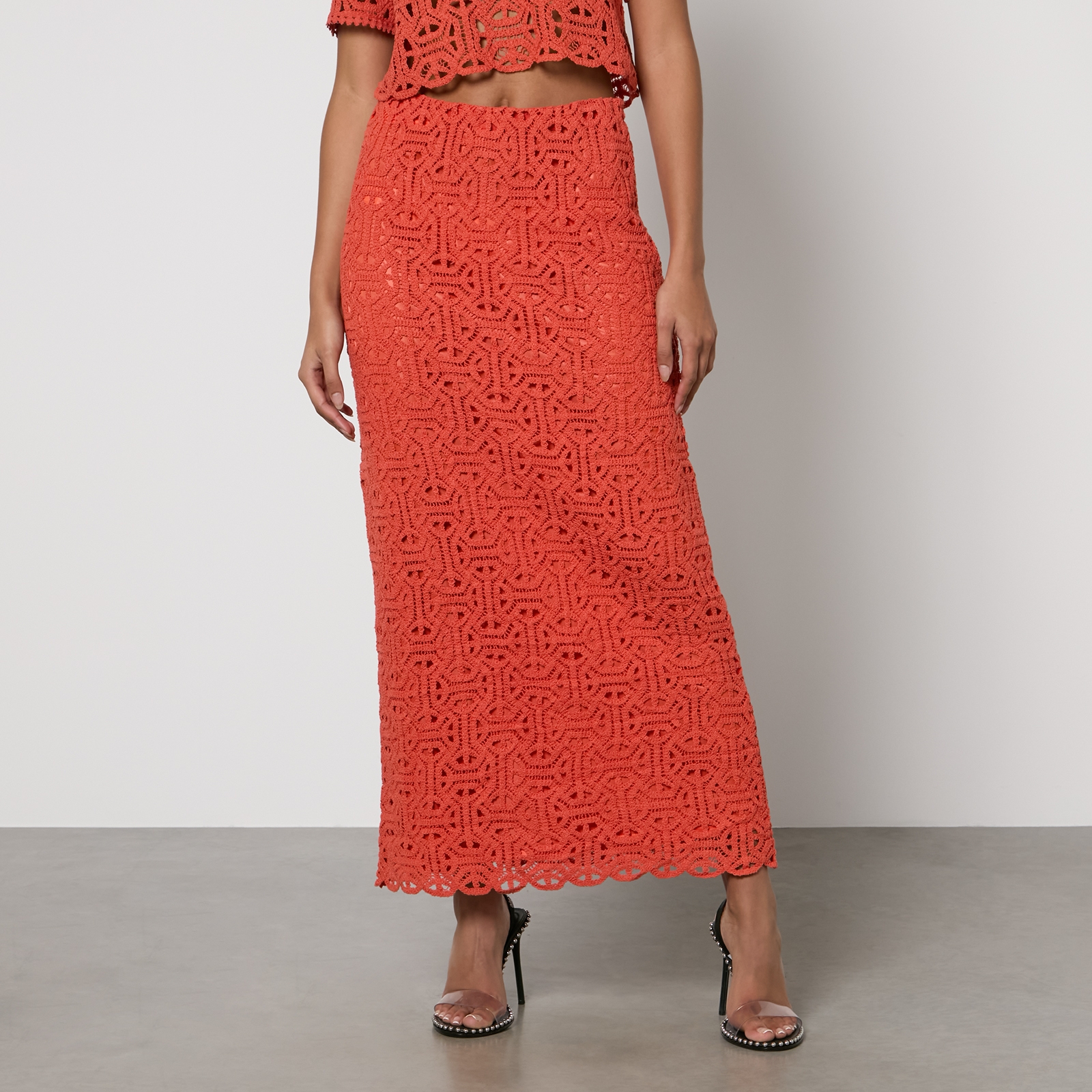 MAX&Co. Tenda Macramé Midi Skirt - XS von MAX&Co.