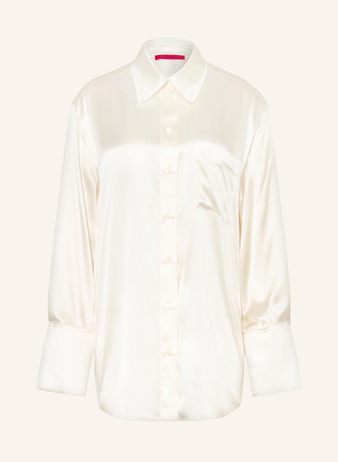 Max & Co. Hemdbluse Mcoangri Aus Seide weiss von MAX & Co.