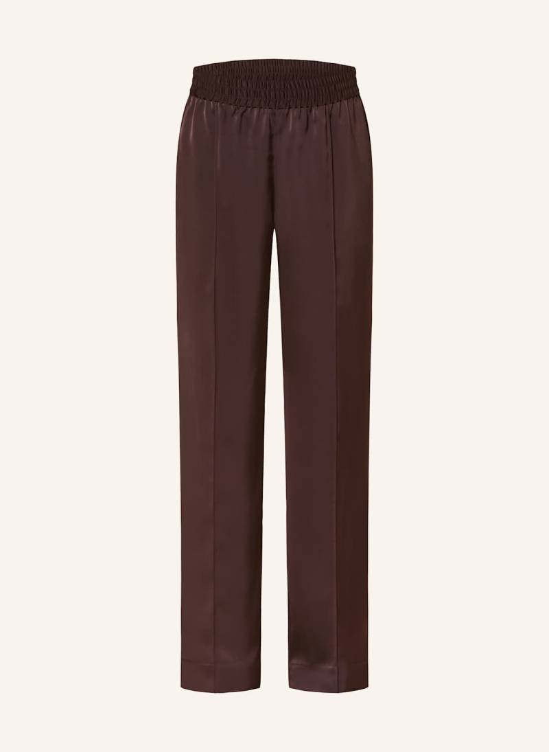 Max & Co. Marlenehose Golfo Aus Satin braun von MAX & Co.