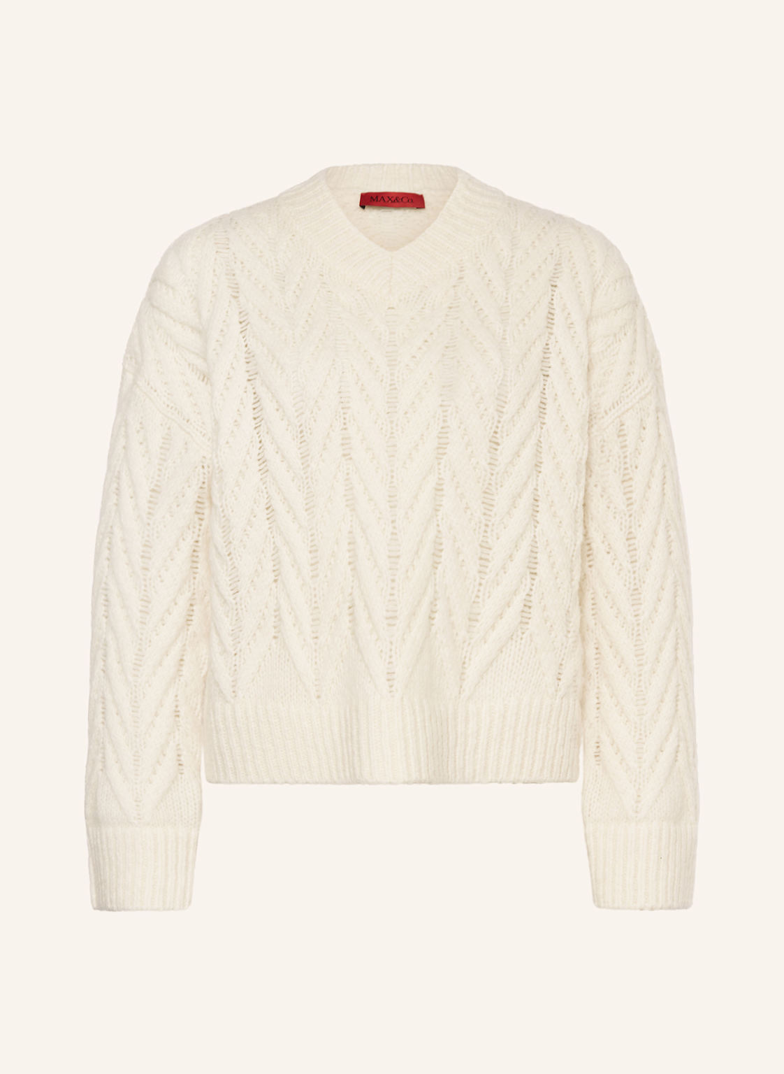 Max & Co. Pullover Clavier weiss von MAX & Co.
