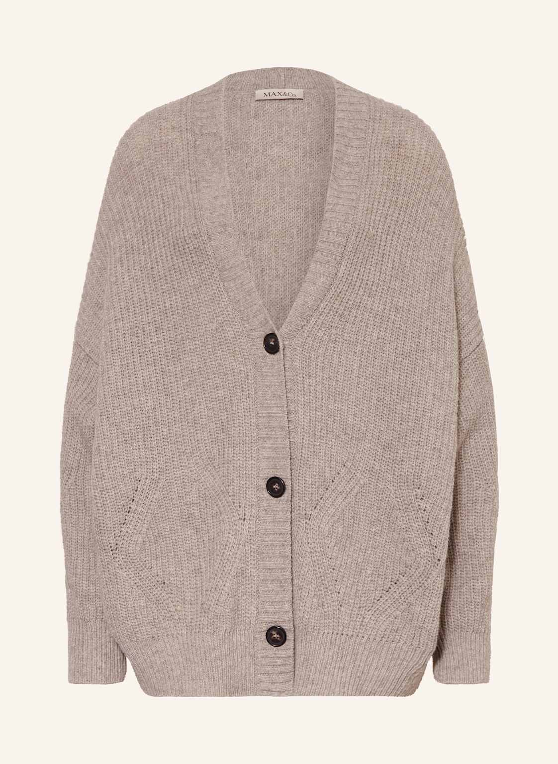 Max & Co. Strickjacke Mcoeguale grau von MAX & Co.