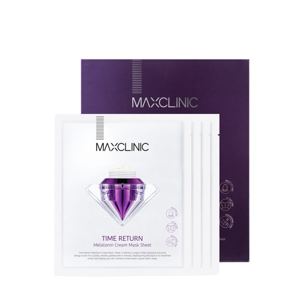 MAXCLINIC - Time Return Melatonin Cream Mask Sheet - 1stück von MAXCLINIC