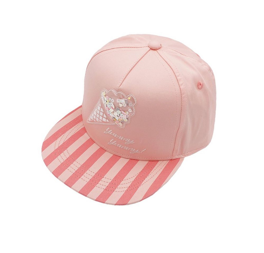 MAXIMO Baseball Cap KIDS GIRL-Cap, 'ice cone' interactive patch, snap von MAXIMO