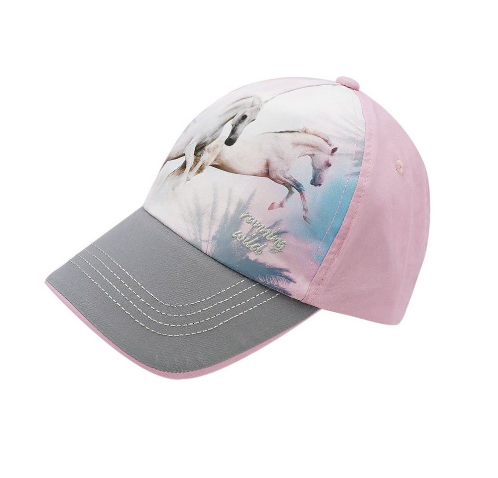 MAXIMO Baseball Cap KIDS GIRL-Cap 'horses' Metallringverschluß von MAXIMO