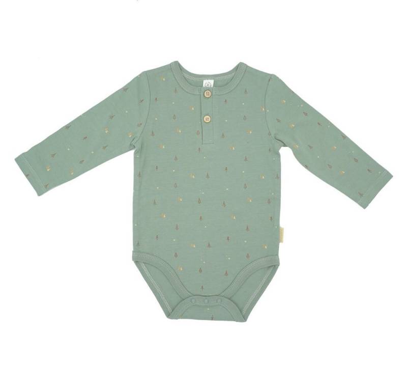 MAXIMO Body BABY BOY-Body, AOP Bäume Knopfleiste vorn (1-tlg) mit niedlichem Print von MAXIMO