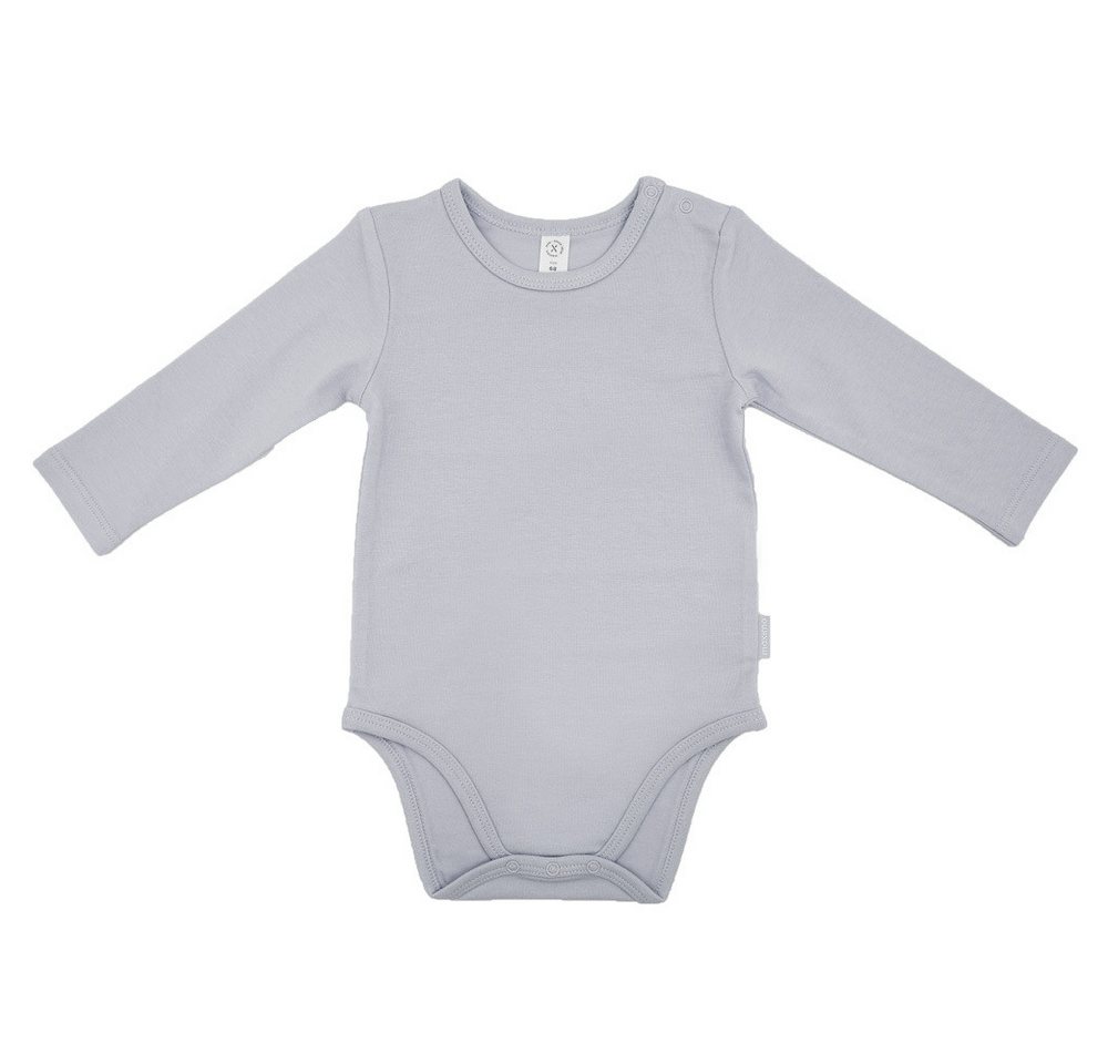 MAXIMO Body BABY-Body, langer Arm, Jersey (1-tlg) Schulterverschluss und Druckknöpfe im Schritt von MAXIMO