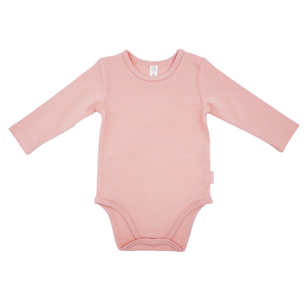 MAXIMO Body BABY-Body, langer Arm, Jersey (1-tlg) Schulterverschluss und Druckknöpfe im Schritt von MAXIMO