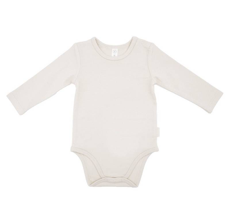 MAXIMO Body BABY-Body, langer Arm, Jersey (1-tlg) Schulterverschluss und Druckknöpfe im Schritt von MAXIMO