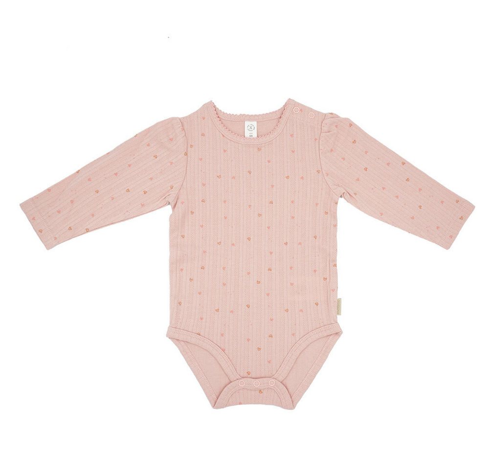 MAXIMO Body BABY GIRL-Body, AOP Herzen Schulterverschluß (1-tlg) mit niedlichem Print von MAXIMO