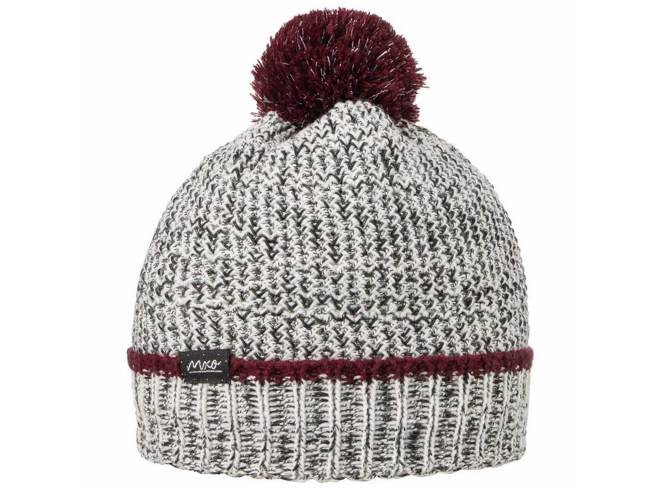 MAXIMO Bommelmütze (1-St) Strickmütze mit Umschlag von MAXIMO