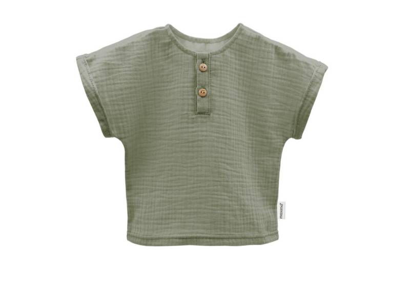 MAXIMO Kurzarmhemd GOTS BABY BOY-Hemd, Kurzer Arm Musselin von MAXIMO