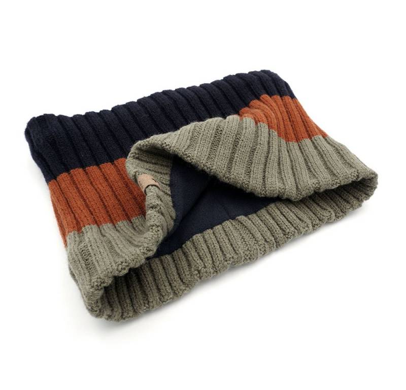 MAXIMO Loop, Materialmix, gefüttert, wärmend, Rippstruktur, bequem, weich von MAXIMO