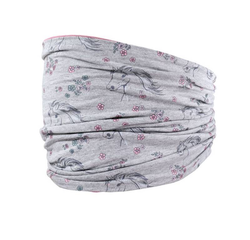 MAXIMO Loop KIDS GIRL-Tube Pferde reversible, Jersey bedruckt, (1-St), Reversible von MAXIMO