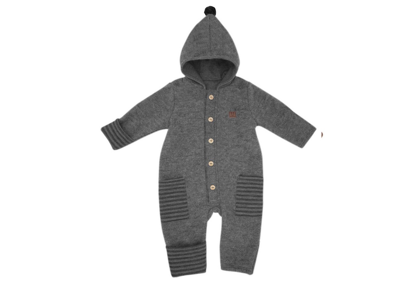 MAXIMO Overall GOTS BABY-Overall, Wollfleece Jersey, Knöpfe (1-tlg) Wollfleece von MAXIMO
